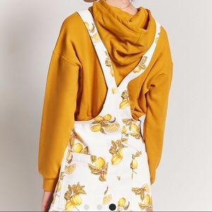 White lemon overalls